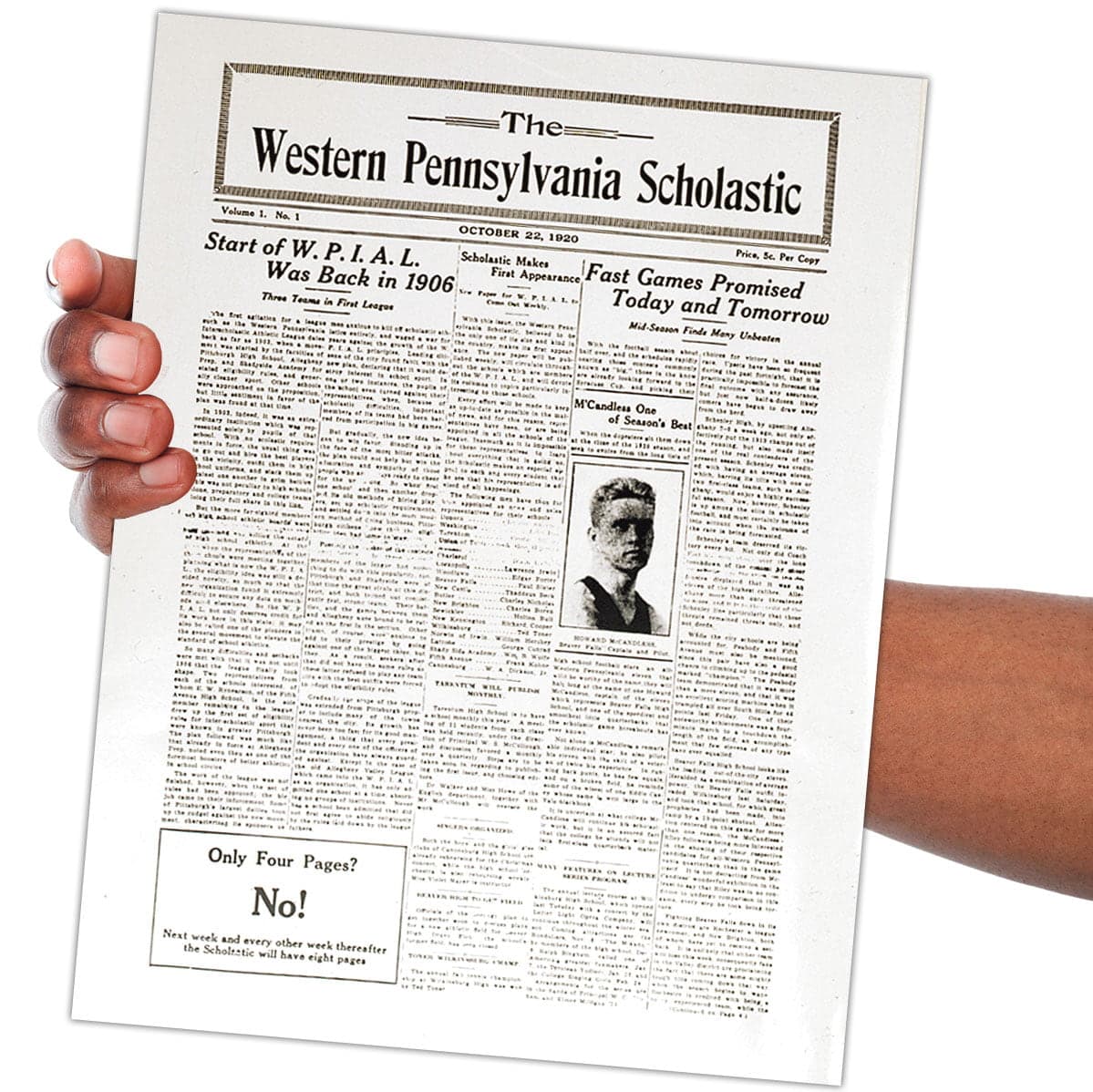 The front page of Western Pennsylvania scholastic magazine