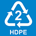 Image of a recycling symbol with text inside, "Hope"