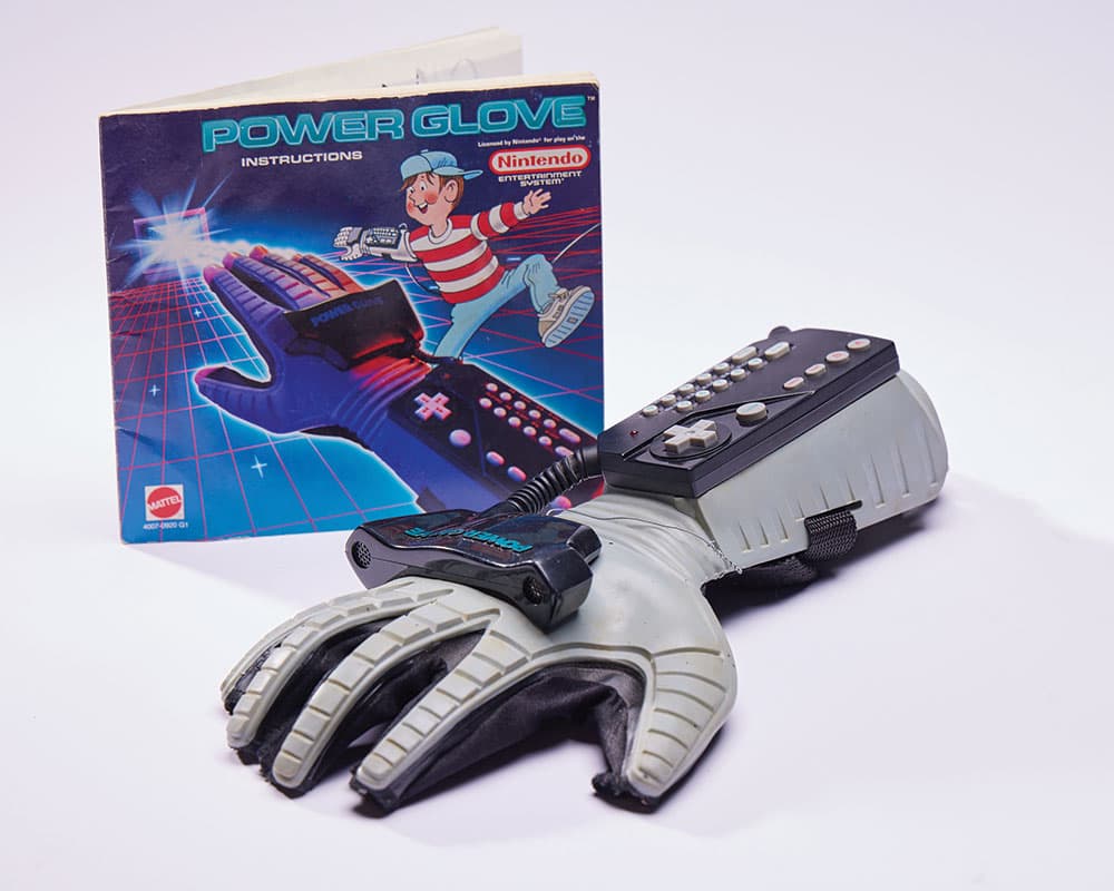 Photo of a toy power glove