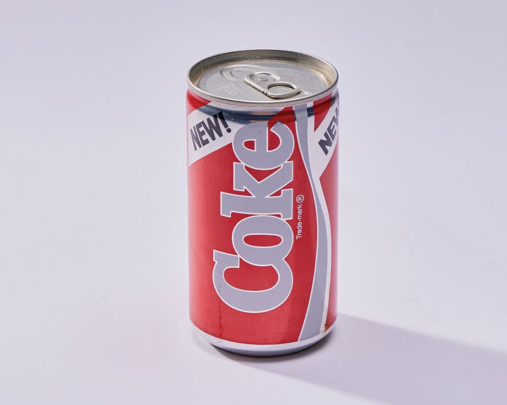 Photo of a can of coke