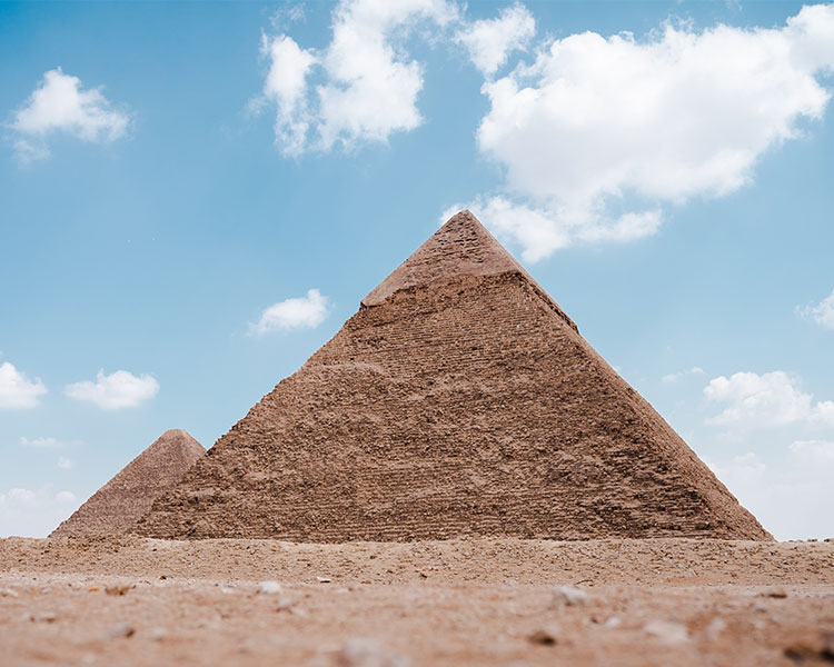 Photo of the Great Pyramids in Egypt