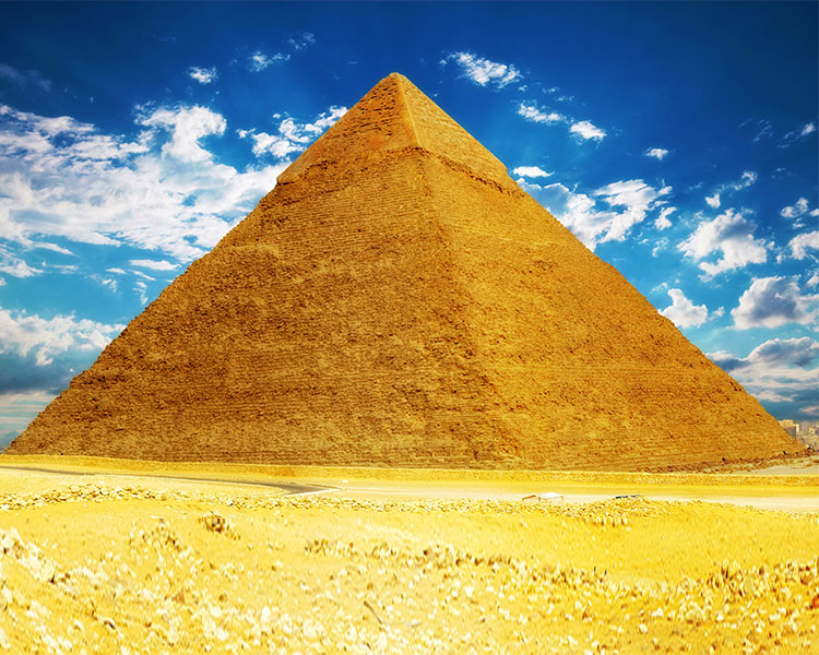 Image of a pyramid in Egypt